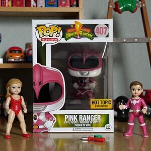 Funko Pop Unopened Pink Ranger 407 Mighty Morphin' Power Rangers Exclusive